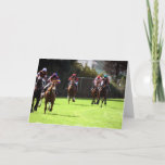 Horse Racing Field Greeting Card