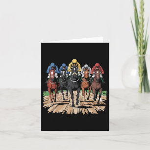 Horse Racing Jockey Racer Der Card