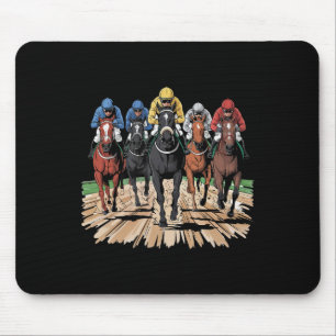 Horse Racing Jockey Racer Der Mouse Pad
