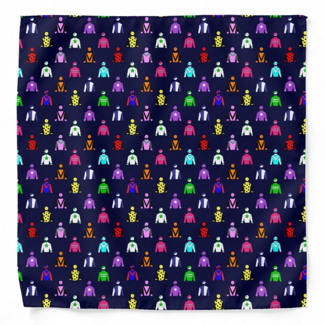 Horse Racing Jockey Silks Bandana (Front)