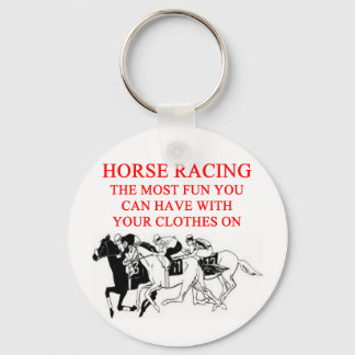 HORSE racing Keychain