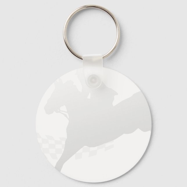 Horse Racing Keychain (Front)