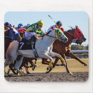 Horse Racing Mouse Pad