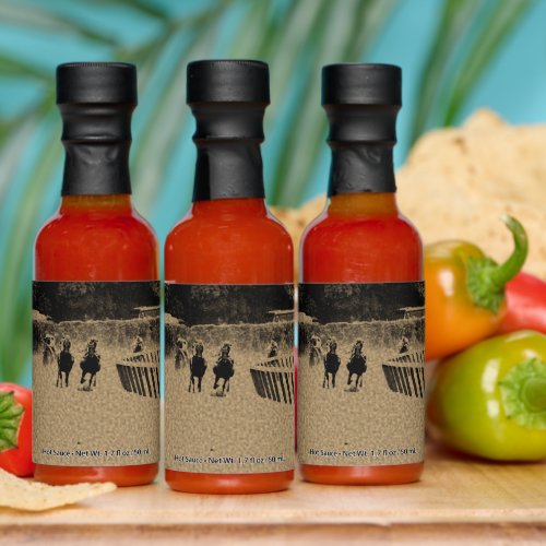 Horse Racing Muddy Track Grunge Hot Sauces