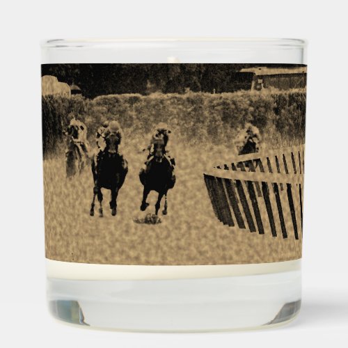 Horse Racing Muddy Track Grunge Scented Candle