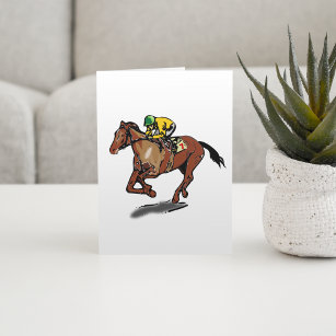 Horse Racing Note Cards