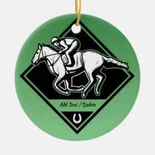 Horse Racing Ornament