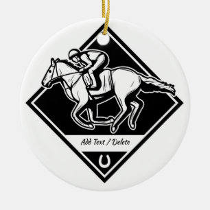 Horse Racing Ornament