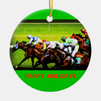 HORSE RACING ORNAMENT