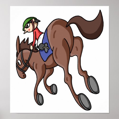 Horse racing. poster