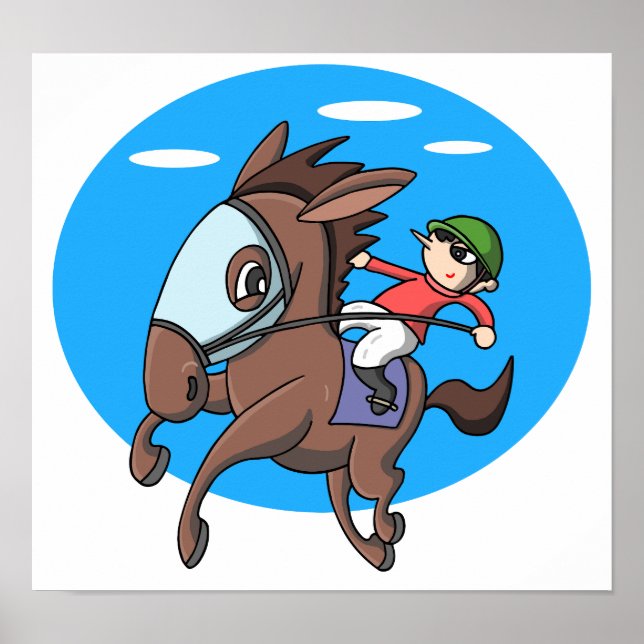 Horse racing. poster (Front)
