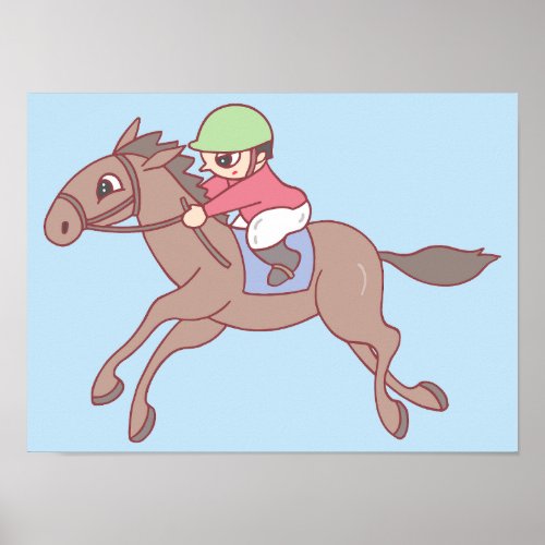 Horse racing. poster