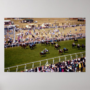 Horse racing poster