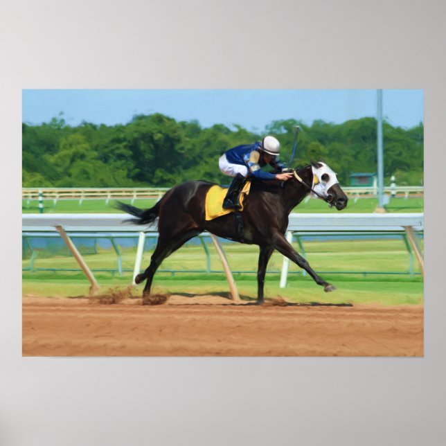 Horse Racing Print (Front)