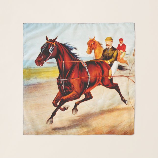 Horse racing scarf (Front)