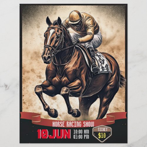 Horse Racing Show Flyer v1