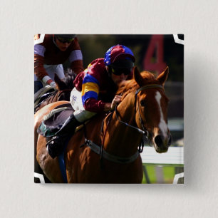 Horse Racing Square Pin