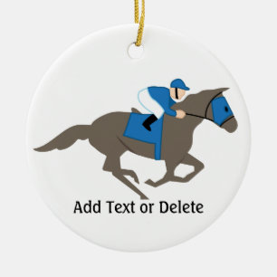 Horse Racing - SRF Ceramic Ornament