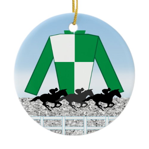 Horse Racing - SRF Ceramic Ornament