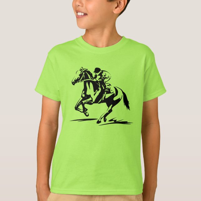 Horse Racing T-shirt (Front)
