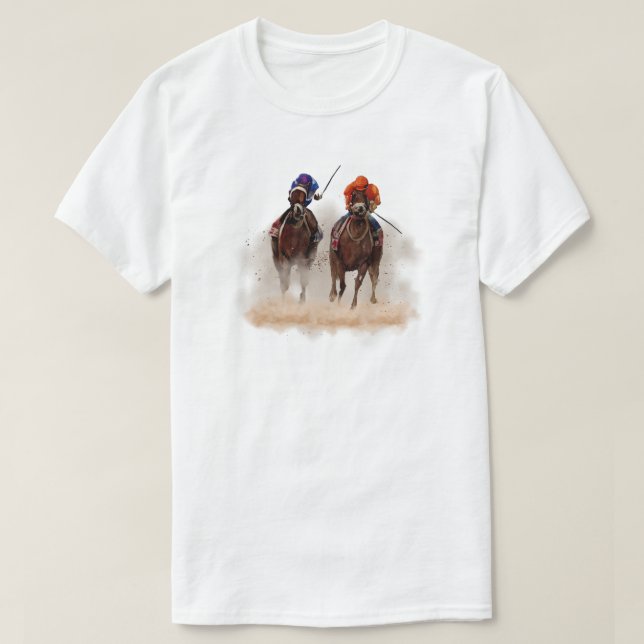 Horse Racing T-Shirt (Design Front)