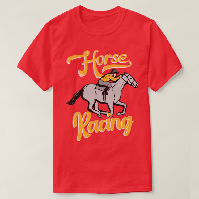 Horse Racing T-Shirt (Design Front)