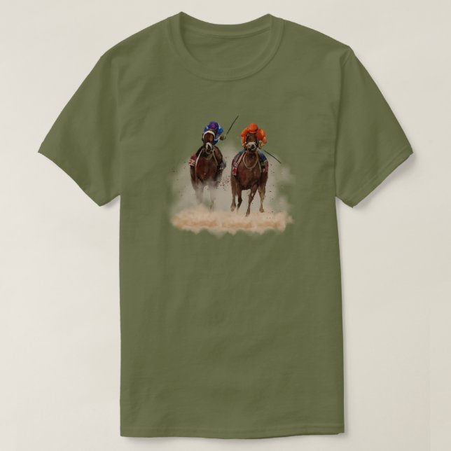 Horse Racing T-Shirt (Design Front)