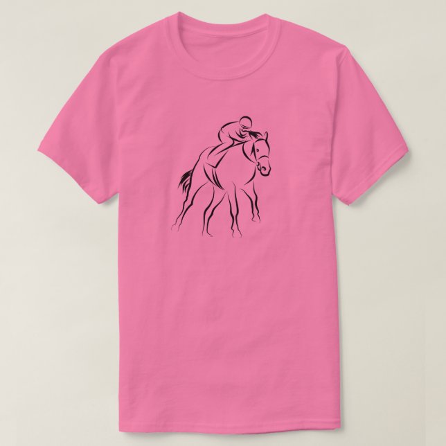 Horse Racing T-Shirt (Design Front)