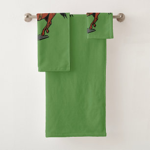 Horse Racing Towel Set