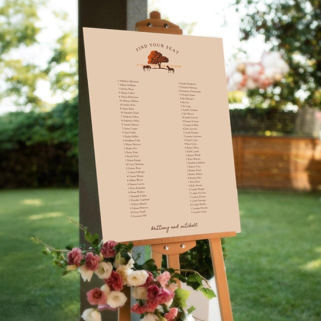 Horse Rail Fence Oak Horses Poster (Creator Uploaded)