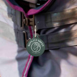 Horse Rainsheet Blanket Bridle Identification Tag<br><div class="desc">Introducing our white on green customizable ID tag for horse rainsheets, blankets, coolers, fly sheets, bridles, and halters – the perfect solution for keeping your equine essentials organized! The customizable feature allows you to add your horse's name, your contact information, or any other details you deem essential. The tag is...</div>