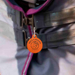 Horse Rainsheet Blanket Bridle Identification Tag<br><div class="desc">Introducing our black on orange customizable ID tag for horse rainsheets, blankets, coolers, fly sheets, bridles, and halters – the perfect solution for keeping your equine essentials organized! The customizable feature allows you to add your horse's name, your contact information, or any other details you deem essential. The tag is...</div>