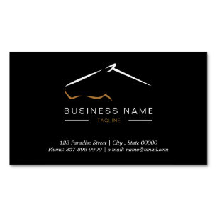 Horse Ranch Horse Farm Business Card Magnet