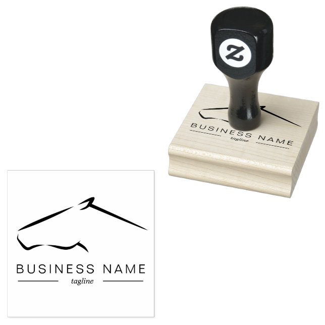 Horse Ranch | Horse Farm Rubber Stamp (Stamped)