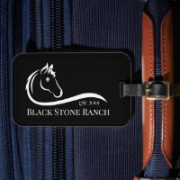 Horse ranch logo equestrian branding address