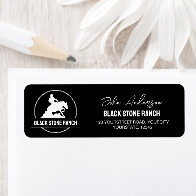 Horse ranch logo reining western barn branding label (Insitu)