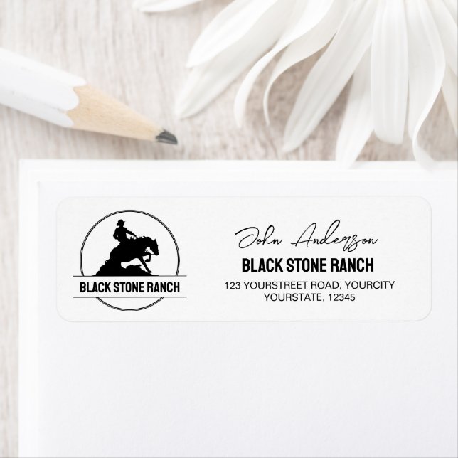 Horse ranch logo reining western barn branding label (Insitu)