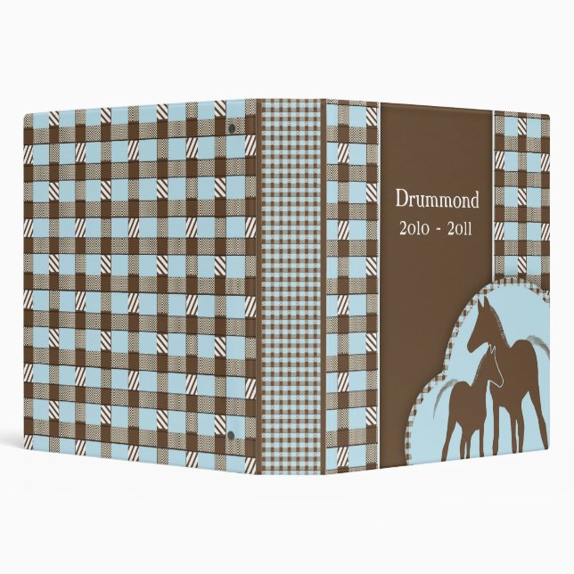 Horse Ranch Memory Photo Album 3 Ring Binder (Background)