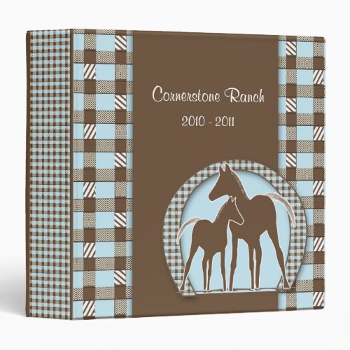 Horse Ranch Memory Photo Album Binder