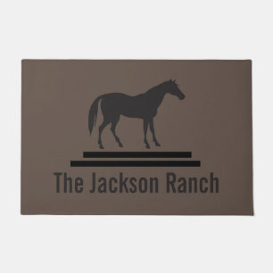 Horse Ranch Welcome Doormat