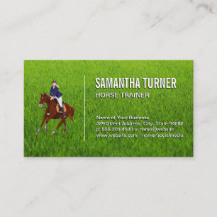 Horse Rider Business Card