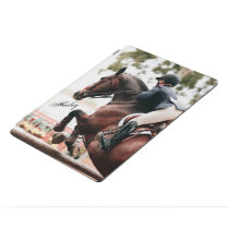 Horse & Rider Hunter Jumper Equestrian Horse Show iPad Pro Cover