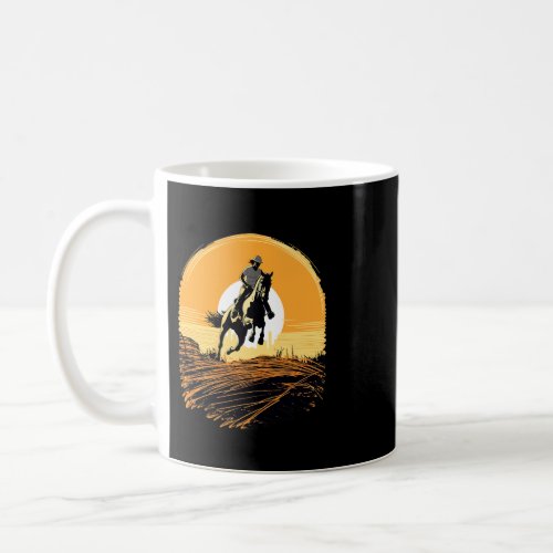 Horse Rider Jumping Hay Bales Horseback Riding Equ Coffee Mug