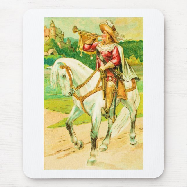 Horse rider mouse pad (Front)