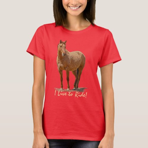 Horse_riders Equine Designer Apparel T_Shirt