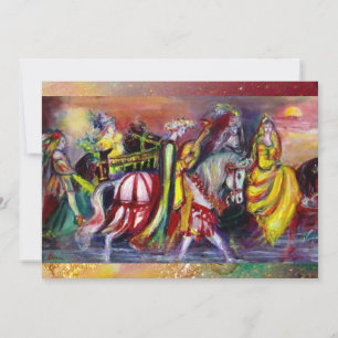 HORSE RIDERS ,MUSIC IN THE NIGHT, yellow sparkles Announcement