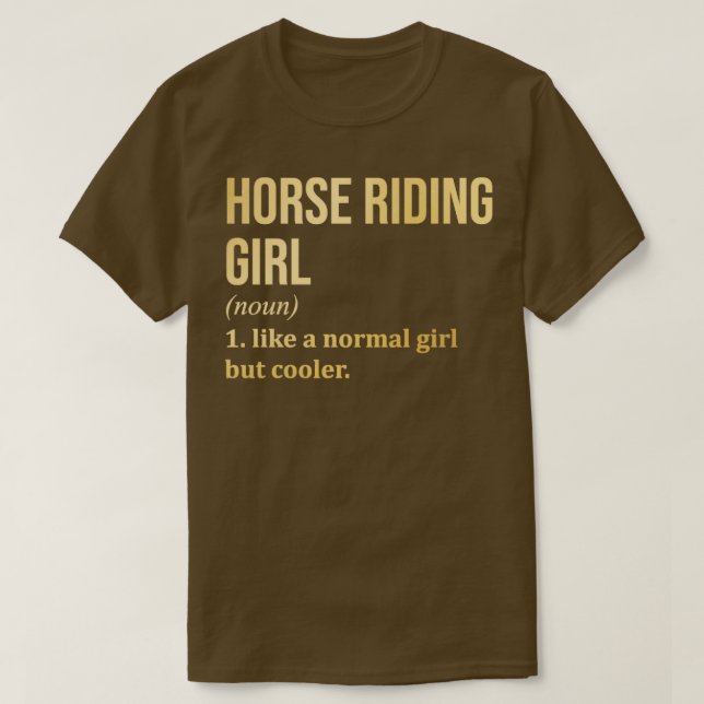 Horse Riding2  T-Shirt (Design Front)