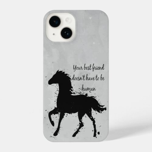 Horse Riding Animal Nature Quote Saying iPhone 14 Case