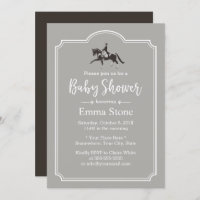 Horse Riding Elegant Equine Baby Shower