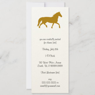 Horse (riding, equestrian) invitation
